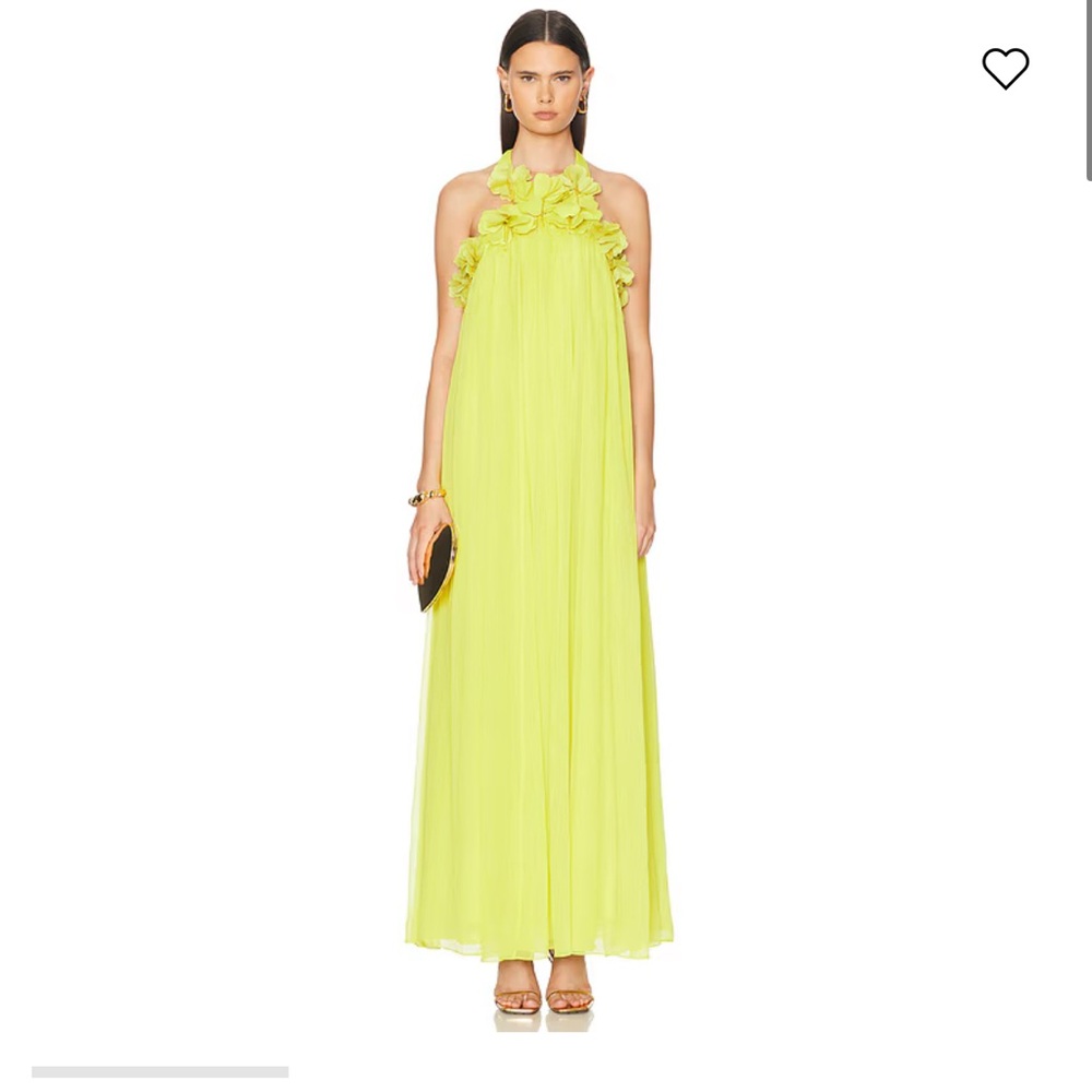 PATBO Hand-Embroidered 3D Flower Gown